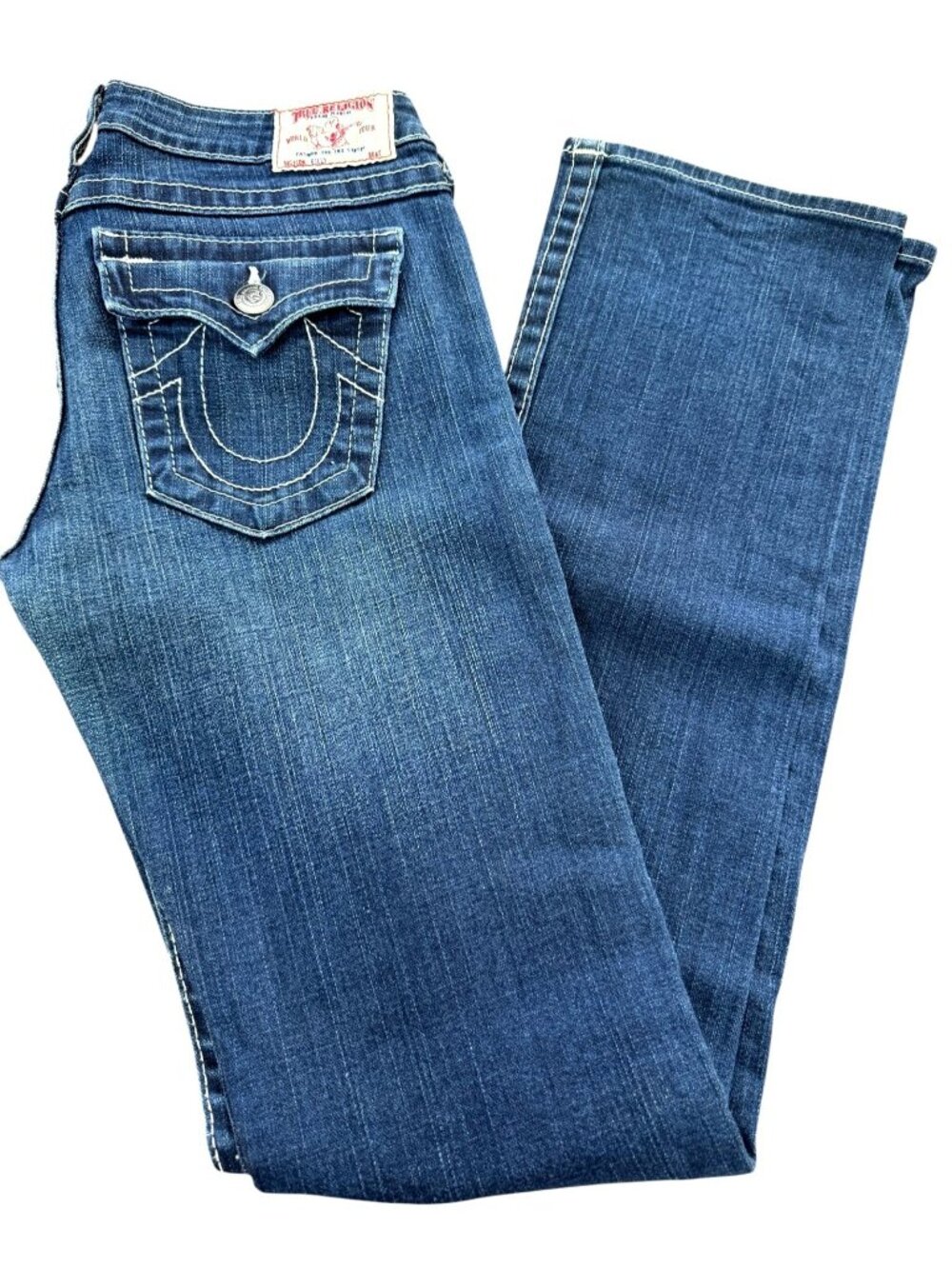 True Religion Women's Billy Size 29 Dark Wash Bootcut Jeans